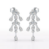 0.46 CT Lab Diamond Dangle Earring - Jama Jewels